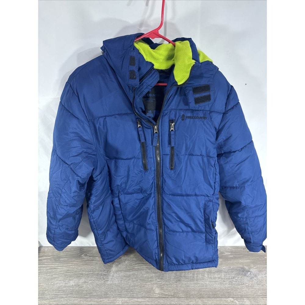 Free Country Jacket Coat Ski Snowboard Insulated Youth Size L 14-16 W/hood